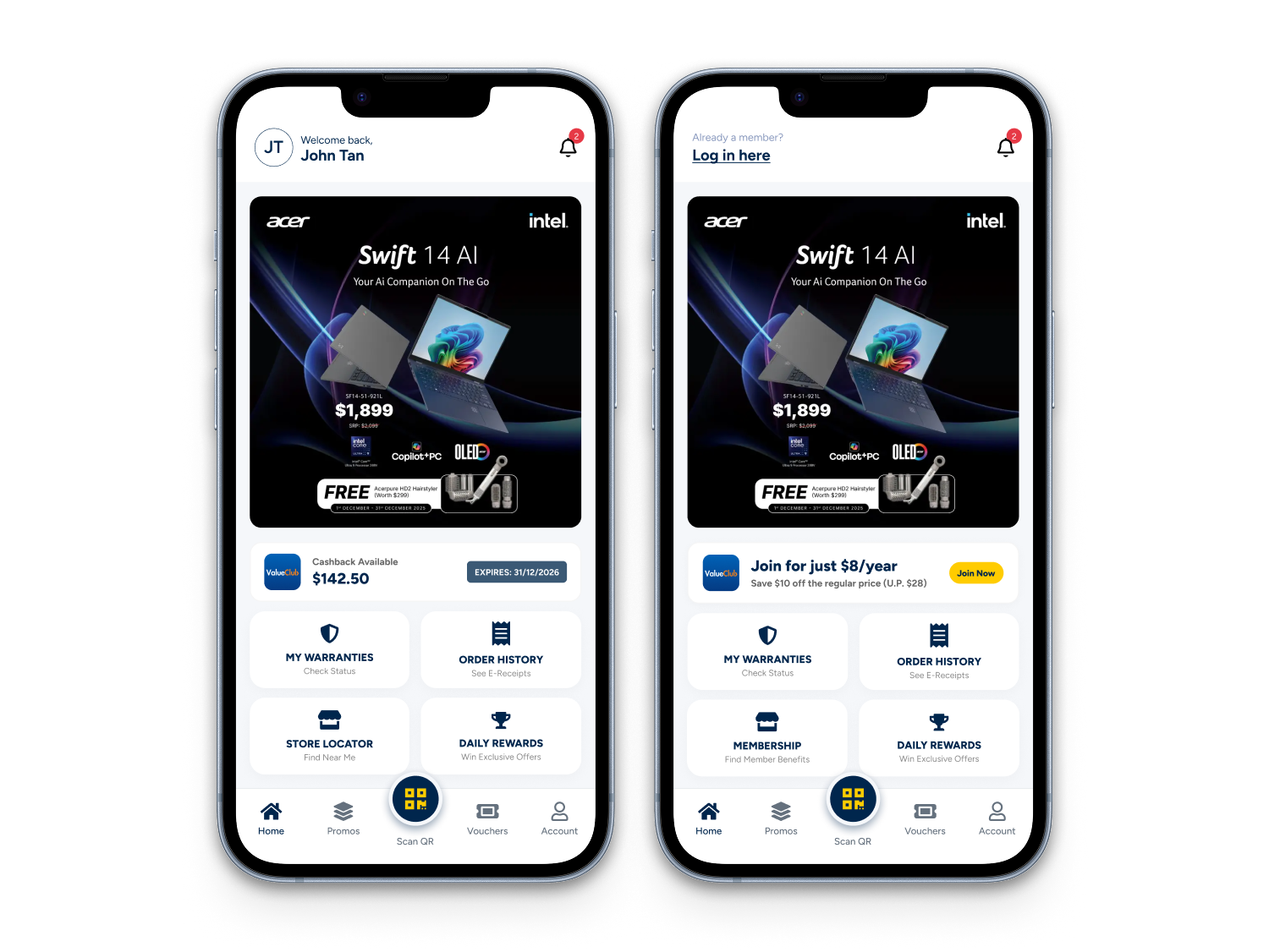 Member and Non-Member Experience Placeholder